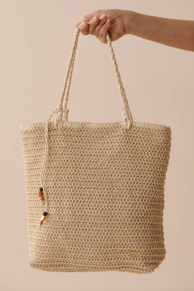 La Vie En Rose straw bag